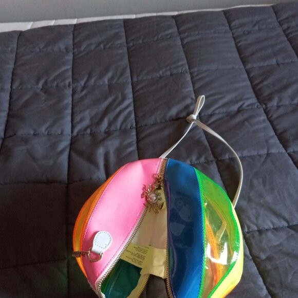 Betsey Johnson Havin A Ball Beach Ball Novelty Kitsch Crossbody Bag - Picture 3 of 5